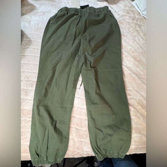 Flamingals Olive Green Joggers - Picture 3 of 3